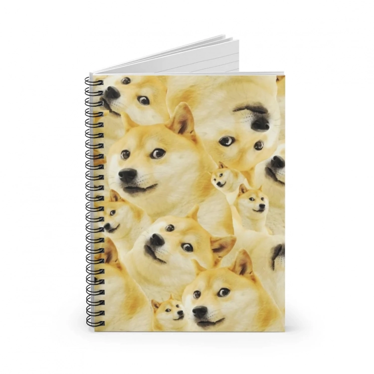 Doge Meme Spiral Notebook