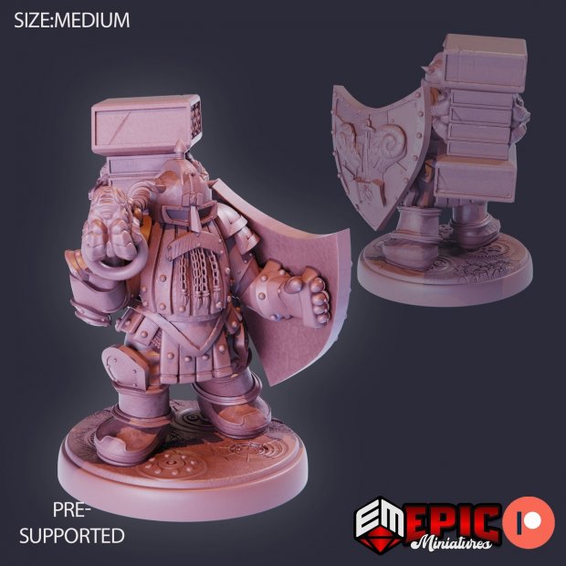 Bran Ramhorn 02 Figure (Unpainted)