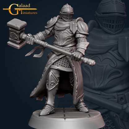 Knight 3 Figure (Unpainted)