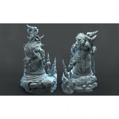 Laghas Spiritual Shaman Figure (Unpainted)