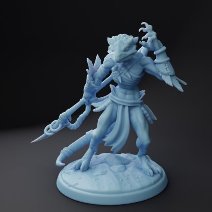 Lizard Shaman 02 Figure (Unpainted)