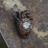 Gothic Ritual Heart Pendant Necklace