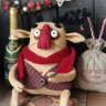 Christmas Deers Set Of 2 Plush Toys