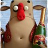 Christmas Deers Set Of 2 Plush Toys