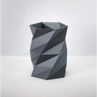 Abstract - Vase With Low Poly Pattern