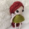 Woodland Leaf Fairy (15 cm) Crochet Plush Toy