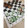 Handmade Merry Raccoons Checkers For Kids