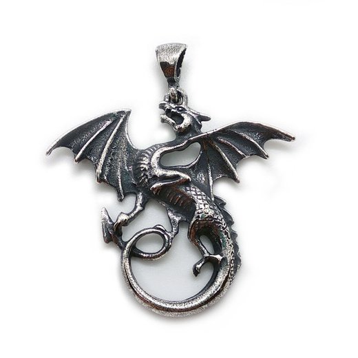 Handmade Dragon Pendant Necklace