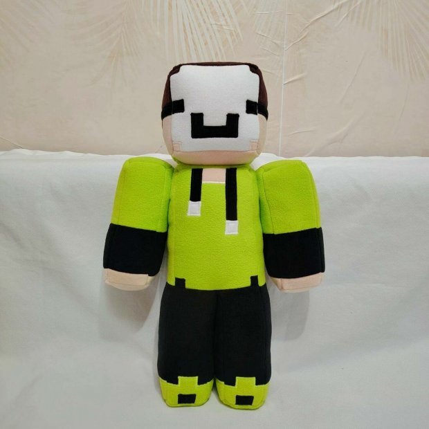 Pixel Block Character Skin Dream Plush Toy 