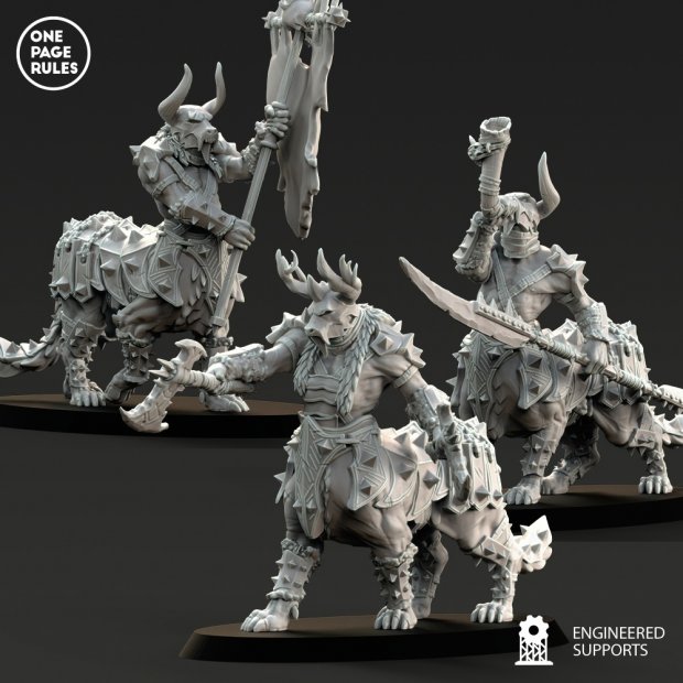 Centaur standard bearer Figure (Unpainted)
