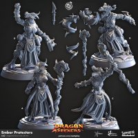 Ember Protectors Figure (Unpainted)