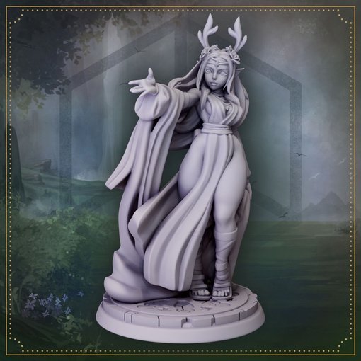 Auris is the Goddess of Light Dragons Figure (Unpainted)