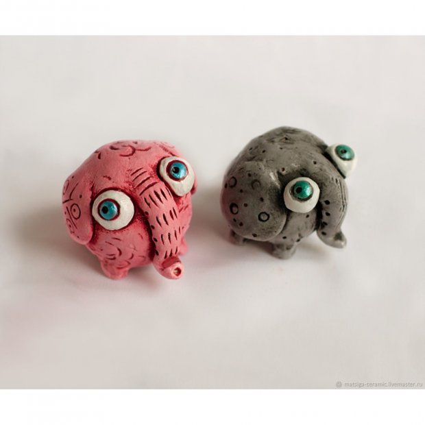 Elephant With Big Eyes Figure