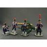 Artillery Crew With Cannon 1812 Set Of 5 Figures