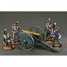British Royal Artillery 1812 V.2 Set Of 5 Figures
