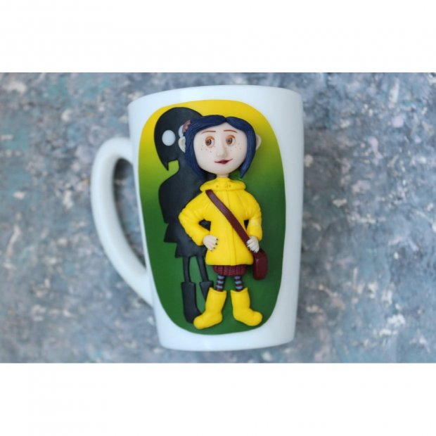Coraline Mug With Decor