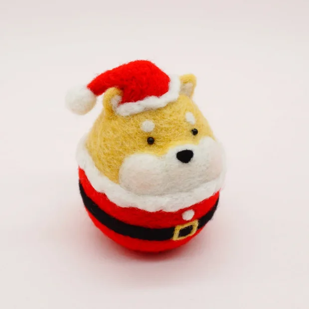 Christmas Shiba Inu Dog Plush Toy