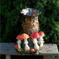 Large Fly Agaric Vase