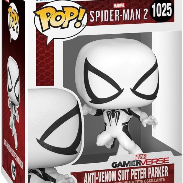 Funko Pop Marvel: Spider-Man 2 - Anti-Venom Suit Peter Parker Figure