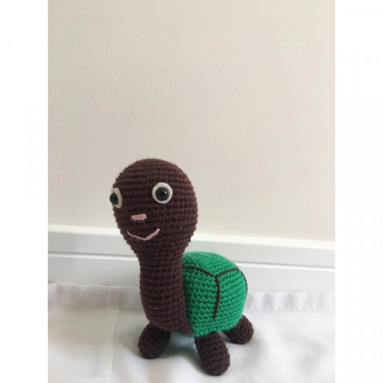 Tortoise (13 cm) Crochet Plush Toy