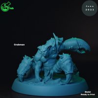 Crabman Figure (Unpainted)