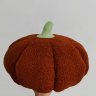 Pumpkin Plush Pillow (Brown)