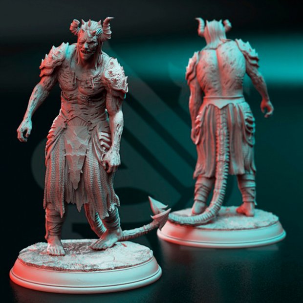 The Reversed Bearer, the Progenitor of the Tieflings of Decomposition Figure (Unpainted)