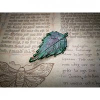 Gradient Birch Leaf Brooch