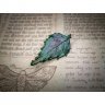 Gradient Birch Leaf Brooch