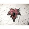 Bloody Maple Leaf With Eye Brooch