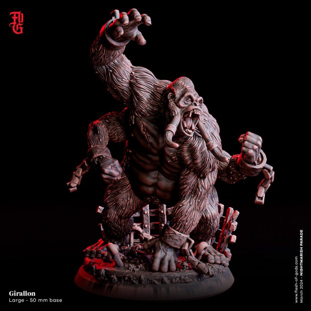 Girallon Figure (Unpainted)