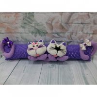 Cats With Bows Pillow