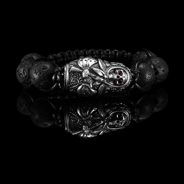 Death With AK-47 (Crimson Fury Eyes) Bracelet
