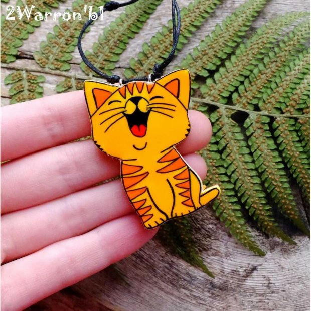Joyful Cat Necklace