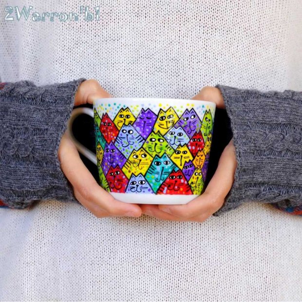 Colored Cats Mug
