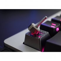 Marvel - Thor Hammer Symbol Custom Metal Keycaps for Mechanical Keyboard