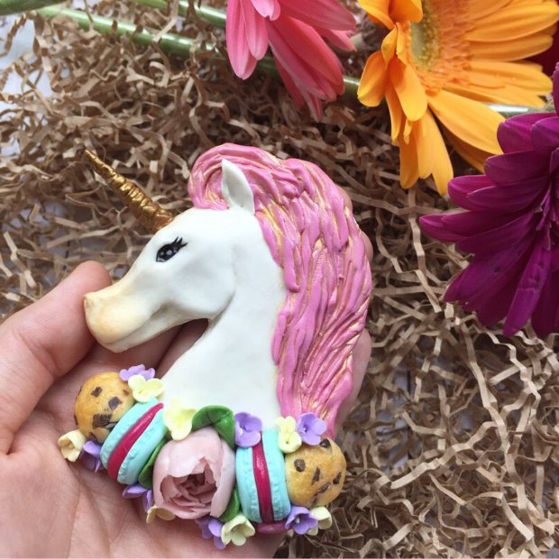 Fairy Unicorn Brooch
