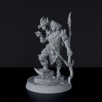 Drow Summoner Figure (Unpainted)