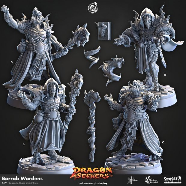 Barrab Wardens Figure (Unpainted)