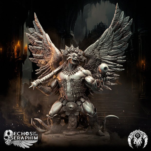 Faceless Watcher - Seraphim beast Figure (Unpainted)