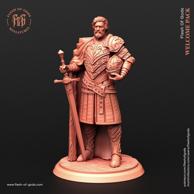 Guard Commander Figure (Unpainted)