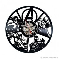 Handmade The Avengers V.2 Vinyl Wall Clock