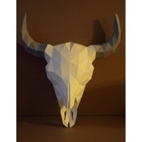 Bison Skull 3D Building Set