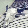 Bison Skull 3D Building Set