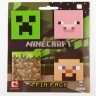Jinx Minecraft 4 - Button Set (Creeper, Pig, Dirt Block, Steve)