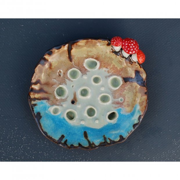 Fly Agaric Soap Dish With Decor