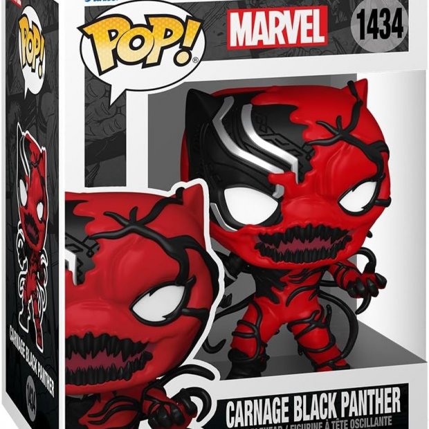 Funko Pop Marvel: Carnageized Black Panther Figure