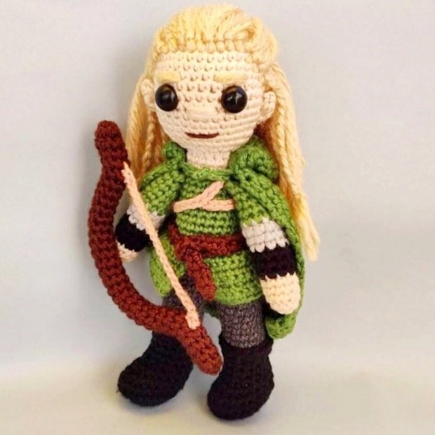 The Lord of the Rings - Legolas Crochet Amigurumi Doll