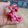 Pink Dragon Figure
