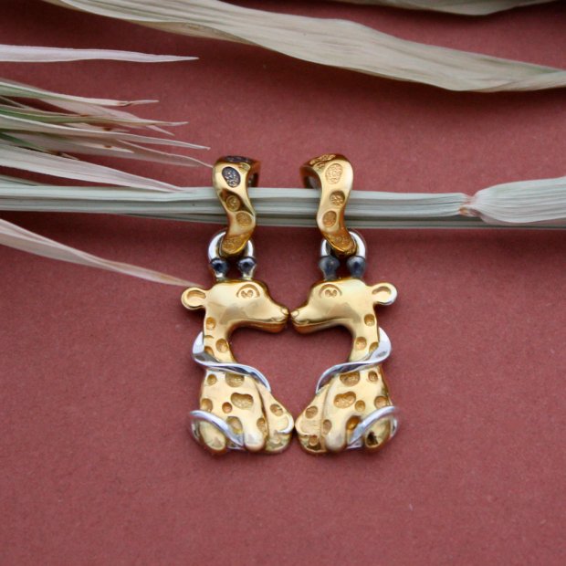Giraffes Paired Pendants